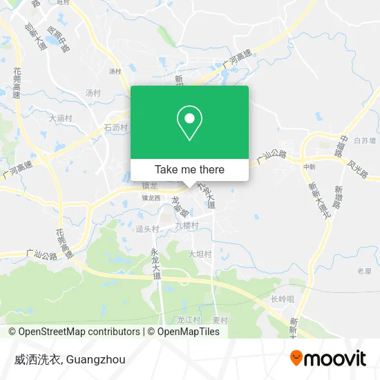 威洒洗衣 map