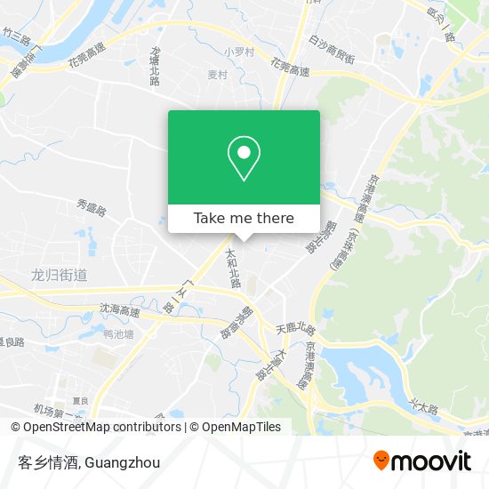客乡情酒 map