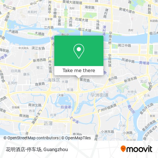 花明酒店-停车场 map