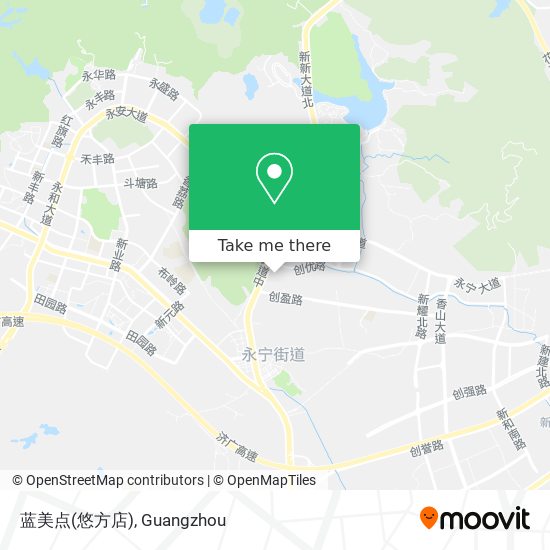 蓝美点(悠方店) map