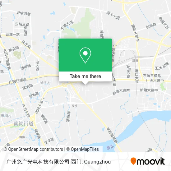 广州悠广光电科技有限公司-西门 map