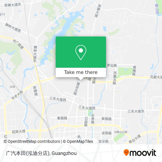 广汽本田(泓迪分店) map