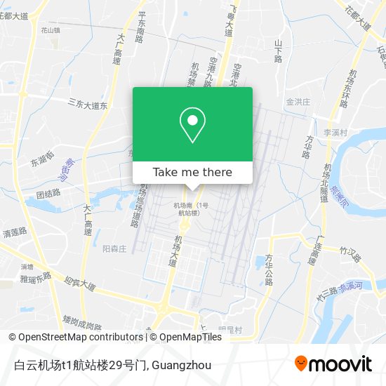 白云机场t1航站楼29号门 map