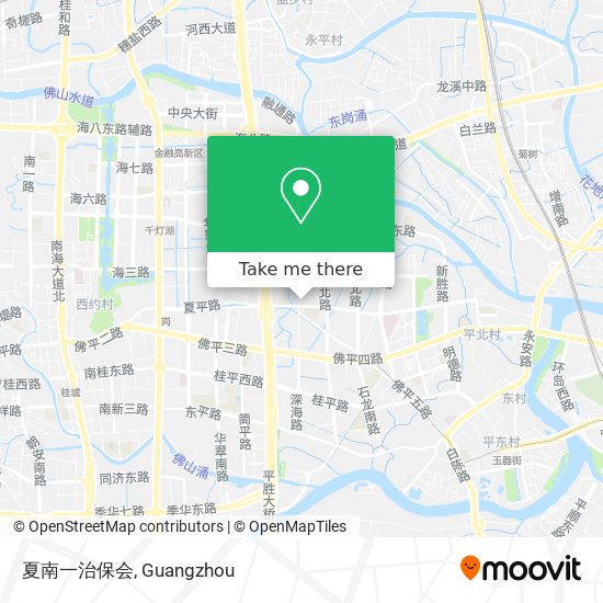 夏南一治保会 map