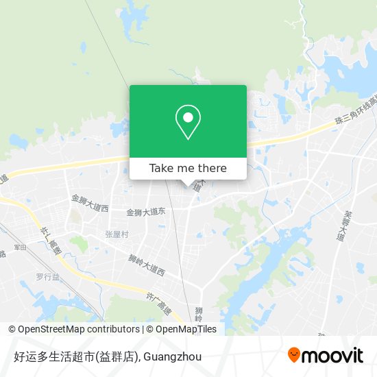 好运多生活超市(益群店) map