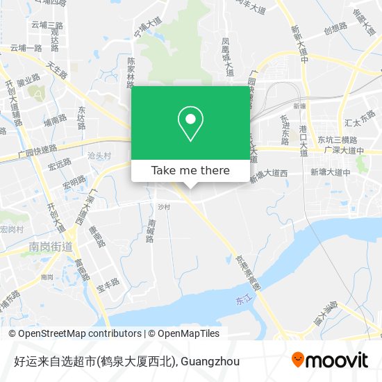 好运来自选超市(鹤泉大厦西北) map