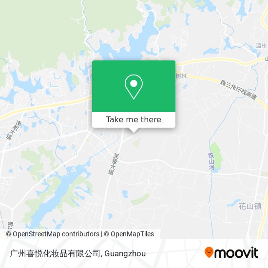广州喜悦化妆品有限公司 map