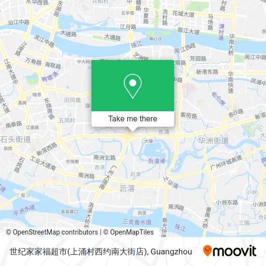 世纪家家福超市(上涌村西约南大街店) map