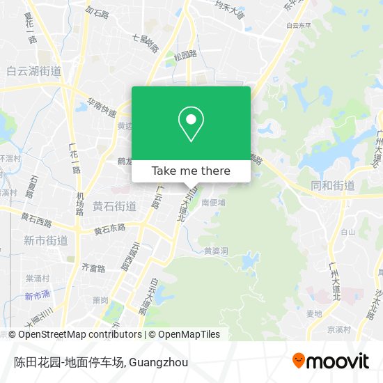 陈田花园-地面停车场 map