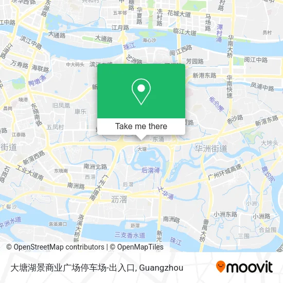 大塘湖景商业广场停车场-出入口 map