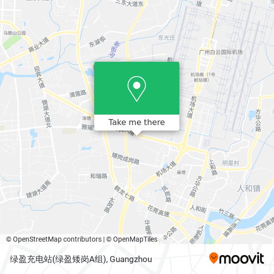 绿盈充电站(绿盈矮岗A组) map