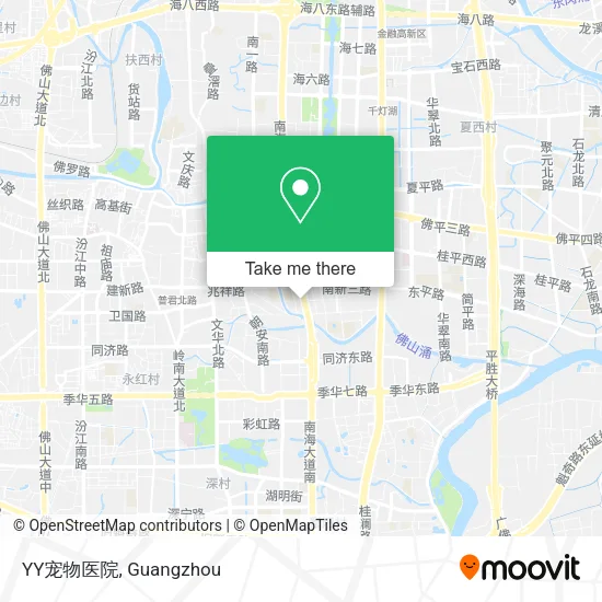 YY宠物医院 map