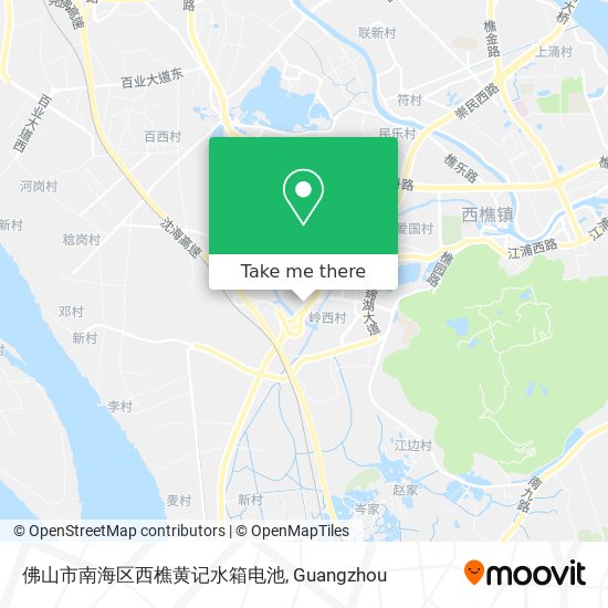 佛山市南海区西樵黄记水箱电池 map