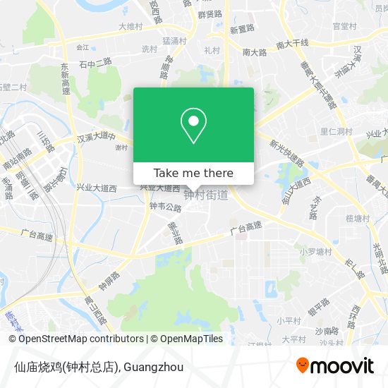 仙庙烧鸡(钟村总店) map