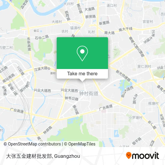 大张五金建材批发部 map
