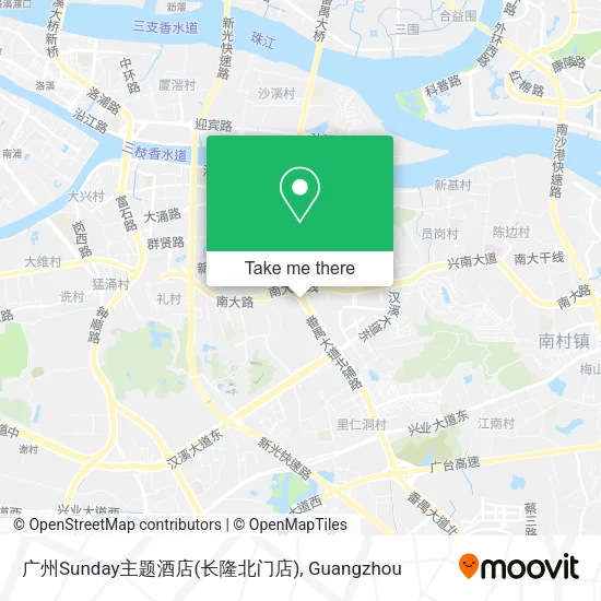 广州Sunday主题酒店(长隆北门店) map
