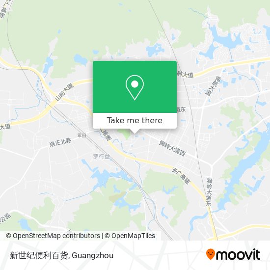 新世纪便利百货 map