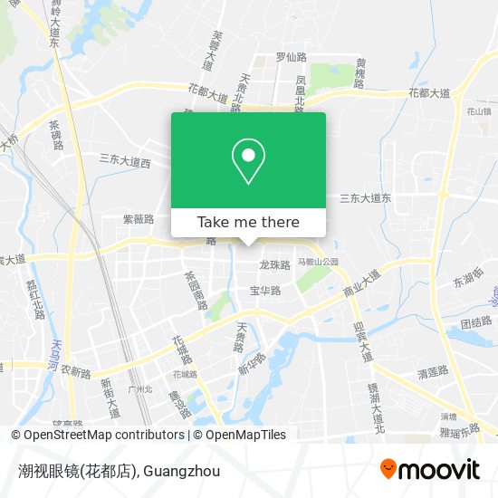 潮视眼镜(花都店) map