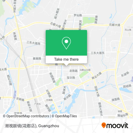 潮视眼镜(花都店) map