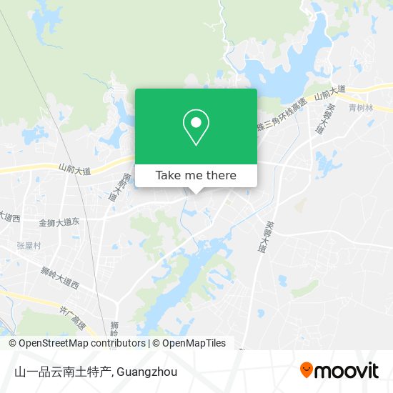 山一品云南土特产 map