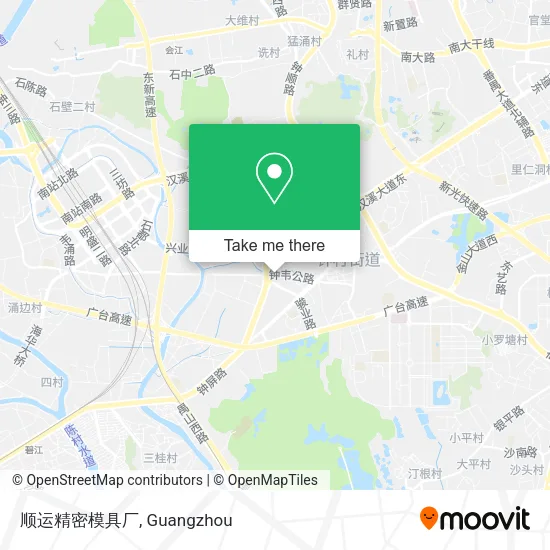 顺运精密模具厂 map