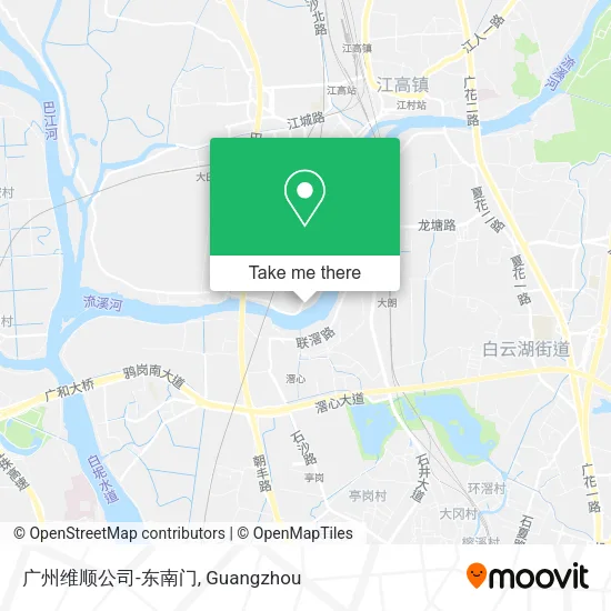 广州维顺公司-东南门 map
