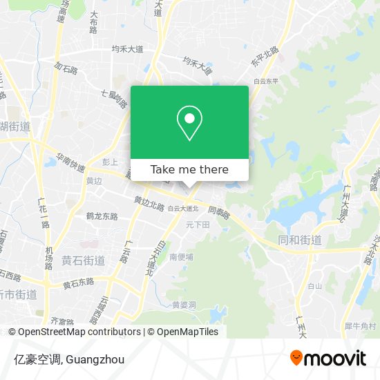 亿豪空调 map
