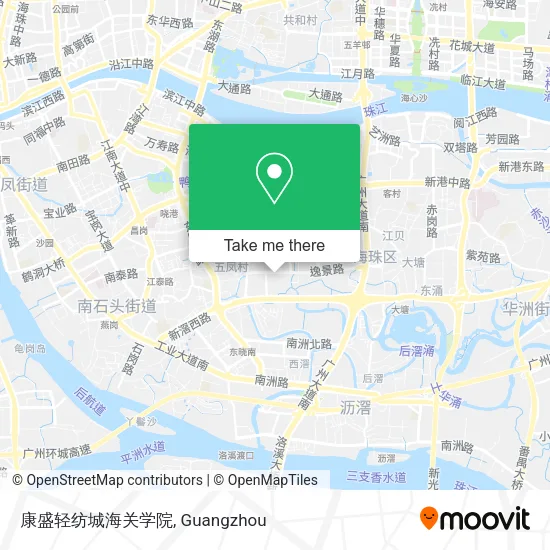 康盛轻纺城海关学院 map