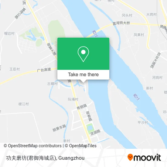 功夫磨坊(君御海城店) map