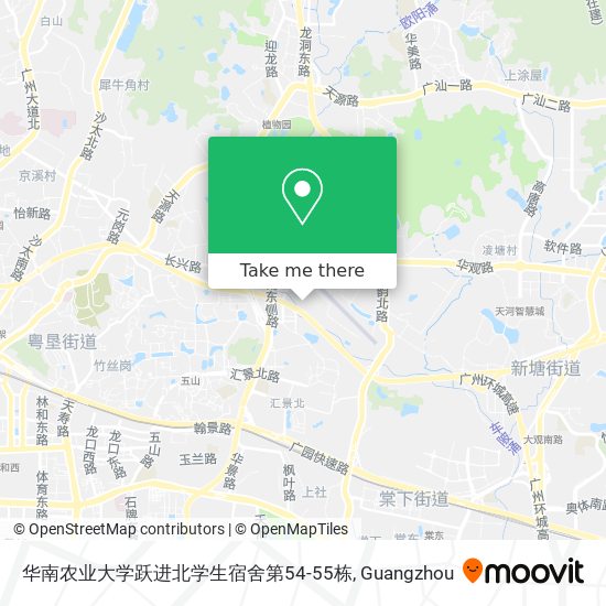 华南农业大学跃进北学生宿舍第54-55栋 map