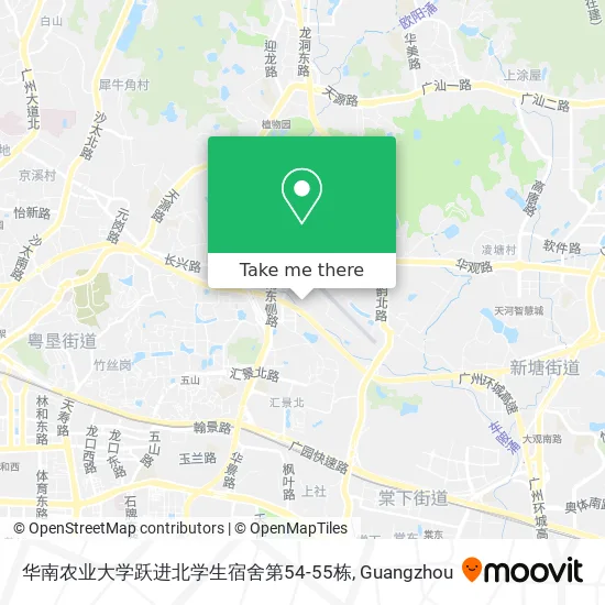 华南农业大学跃进北学生宿舍第54-55栋 map