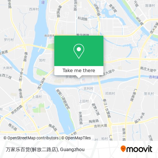 万家乐百货(解放二路店) map