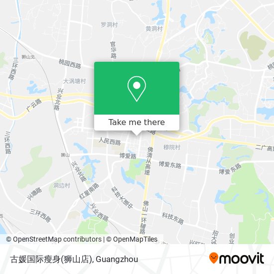 古媛国际瘦身(狮山店) map