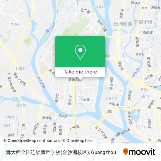 舞大师全国连锁舞蹈学校(金沙洲校区) map