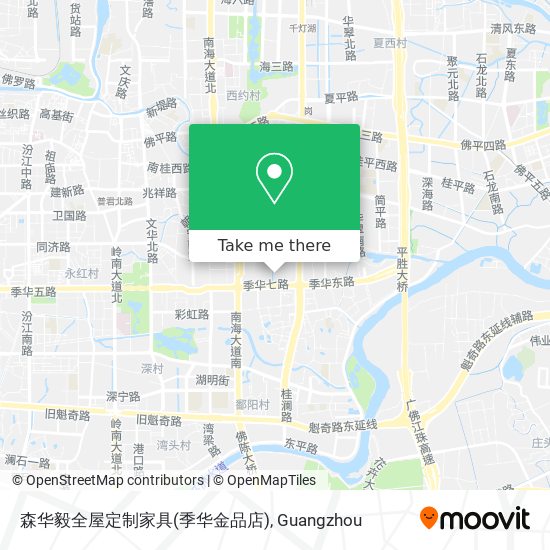 森华毅全屋定制家具(季华金品店) map