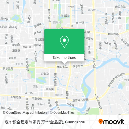 森华毅全屋定制家具(季华金品店) map