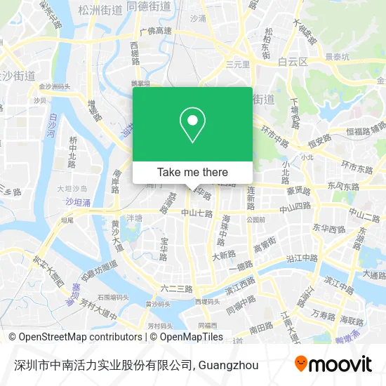 深圳市中南活力实业股份有限公司 map