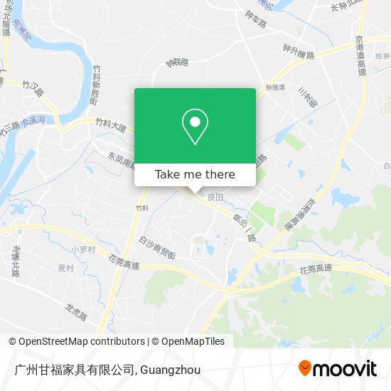 广州甘福家具有限公司 map
