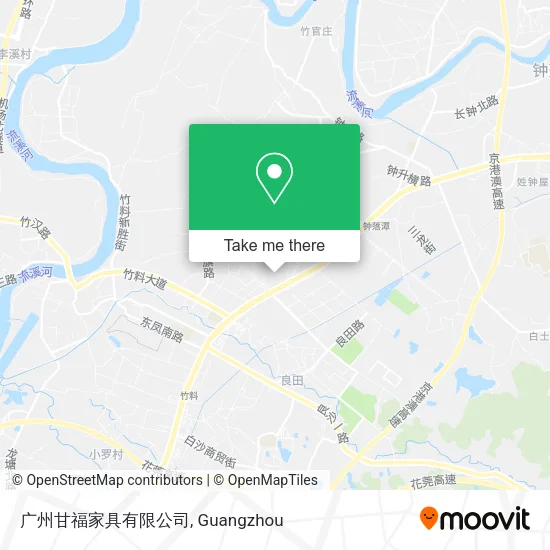 广州甘福家具有限公司 map
