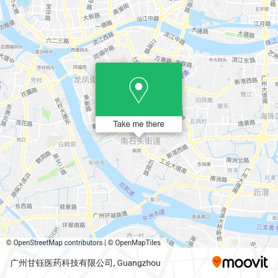 广州甘钰医药科技有限公司 map