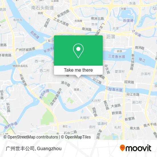 广州世丰公司 map