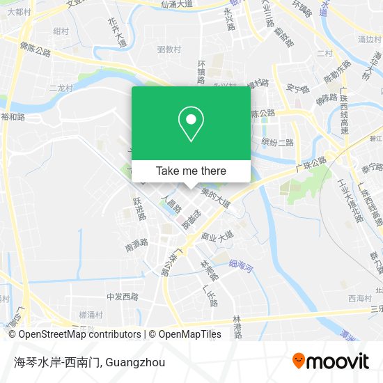海琴水岸-西南门 map