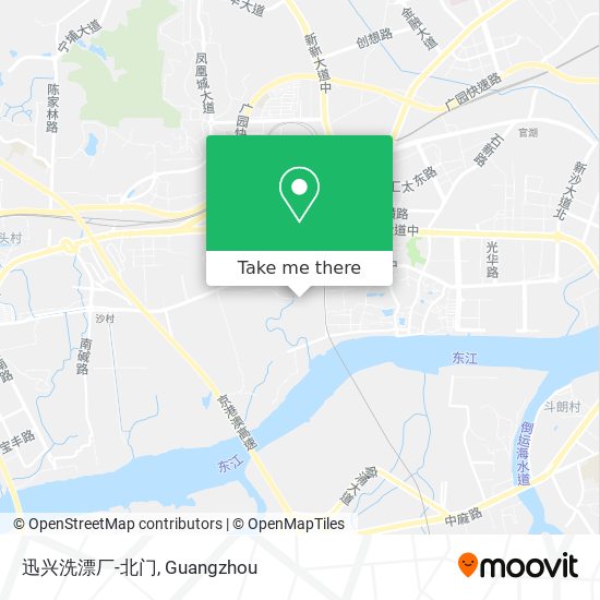 迅兴洗漂厂-北门 map