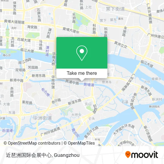 近琶洲国际会展中心 map