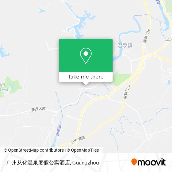 广州从化温泉度假公寓酒店 map