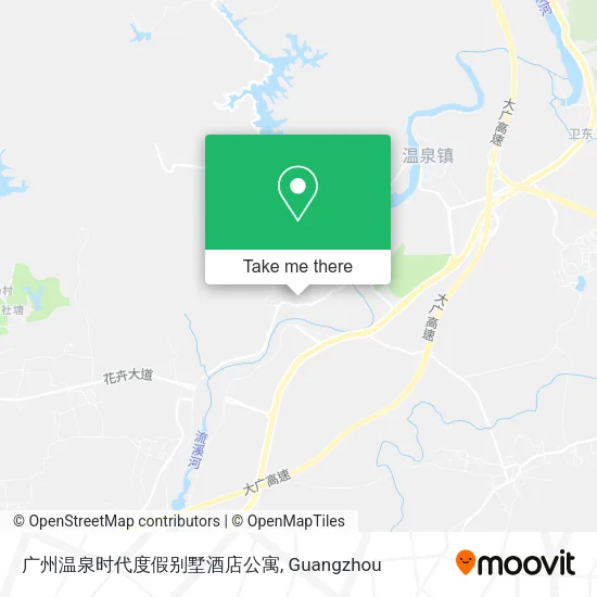 广州温泉时代度假别墅酒店公寓 map