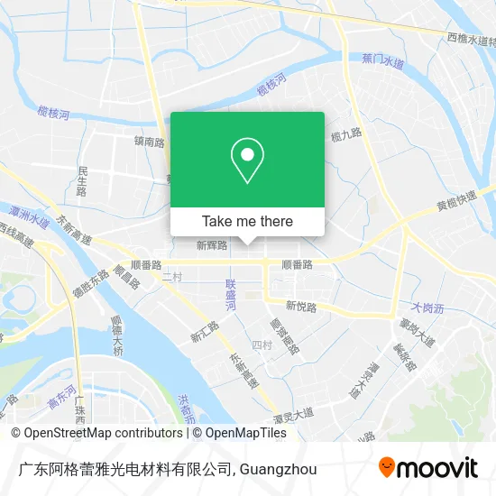 广东阿格蕾雅光电材料有限公司 map