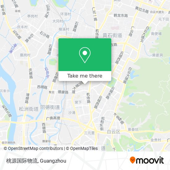 桃源国际物流 map