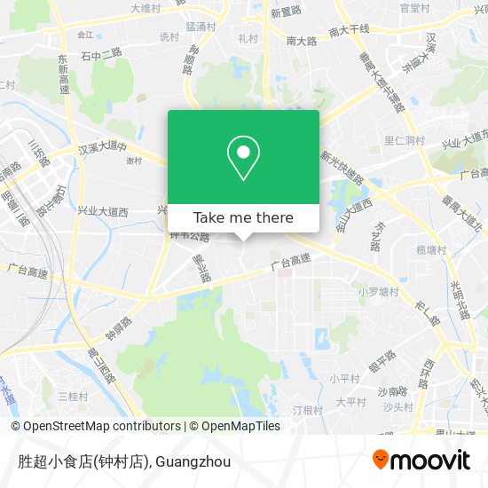 胜超小食店(钟村店) map