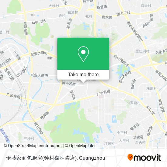 伊藤家面包厨房(钟村嘉胜路店) map